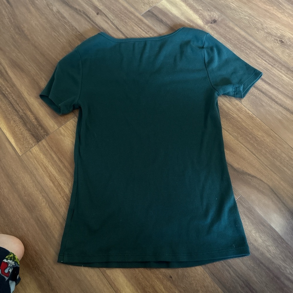 Old Navy Dark Green Short Sleeve Tee